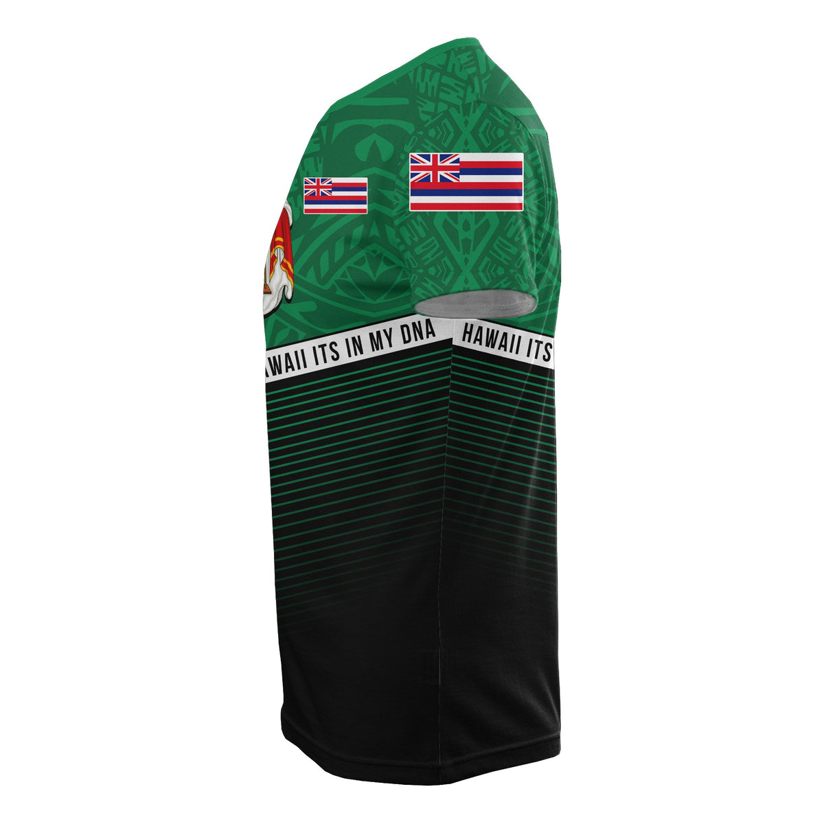 Hawaii Polynesian T Shirt Green Mix Style - Polynesian Pride