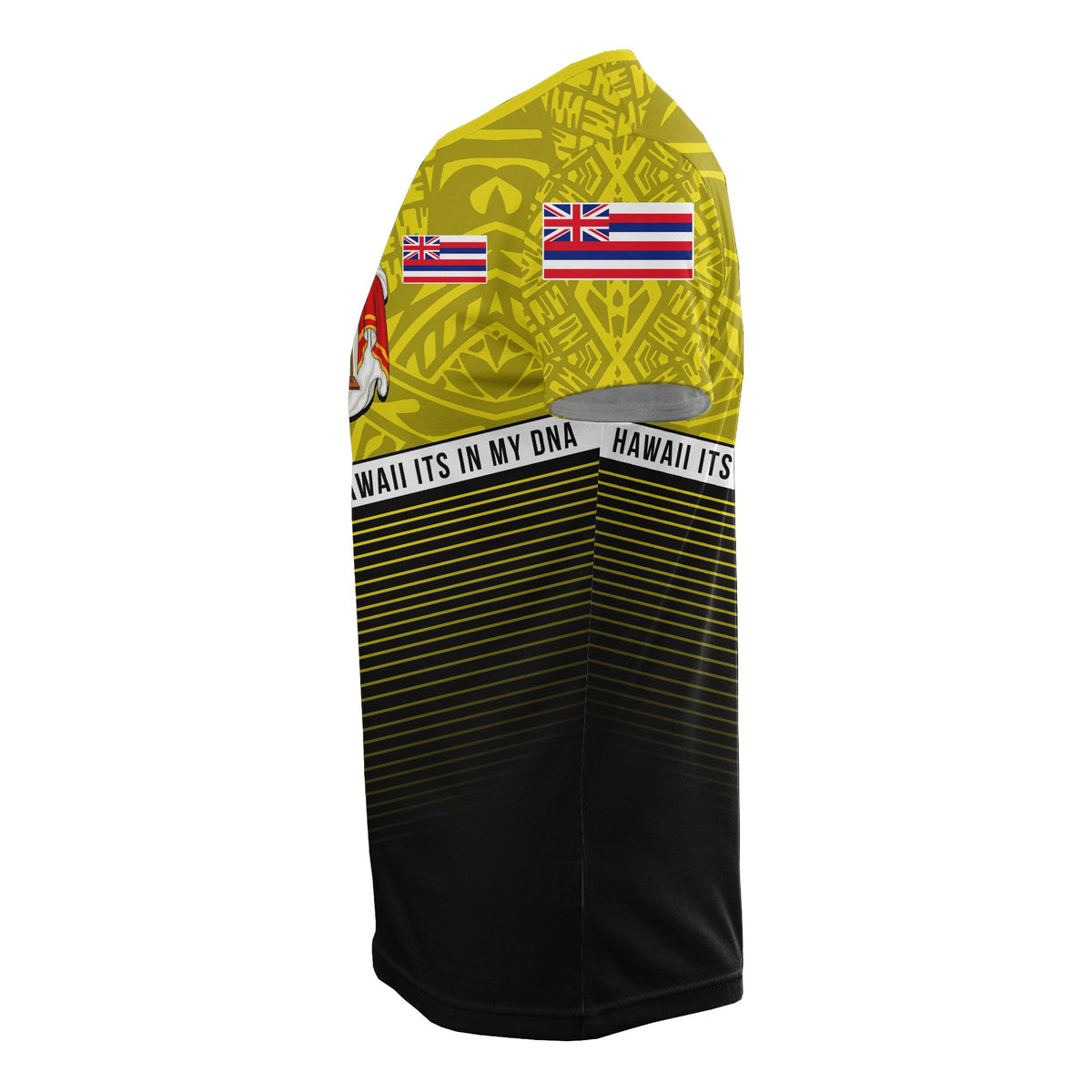 Hawaii Polynesian T Shirt Yellow Mix Style - Polynesian Pride