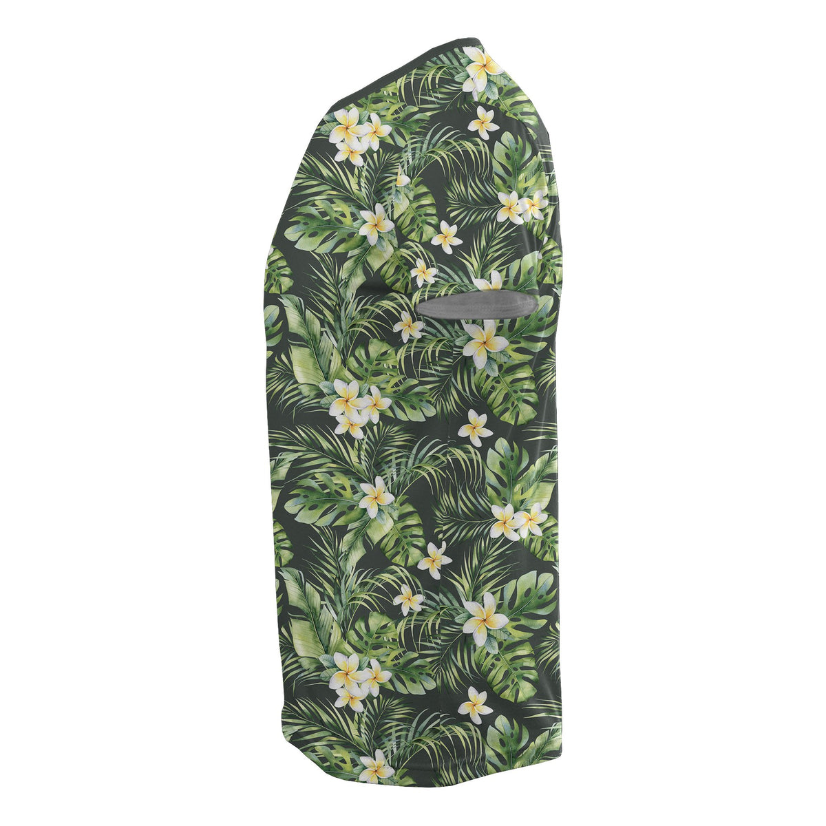 Hawaii Summer Plumerias Flowers Palm Tree Monstera Leaves T Shirt - Polynesian Pride