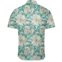 Hawaiian Shirt - Tropical Blue Shirt - Polynesian Pride