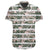 Hawaiian Shirt - Tropical Dark Green Leaves Seamless Pattern White Stripes Pink Background Shirt - Polynesian Pride
