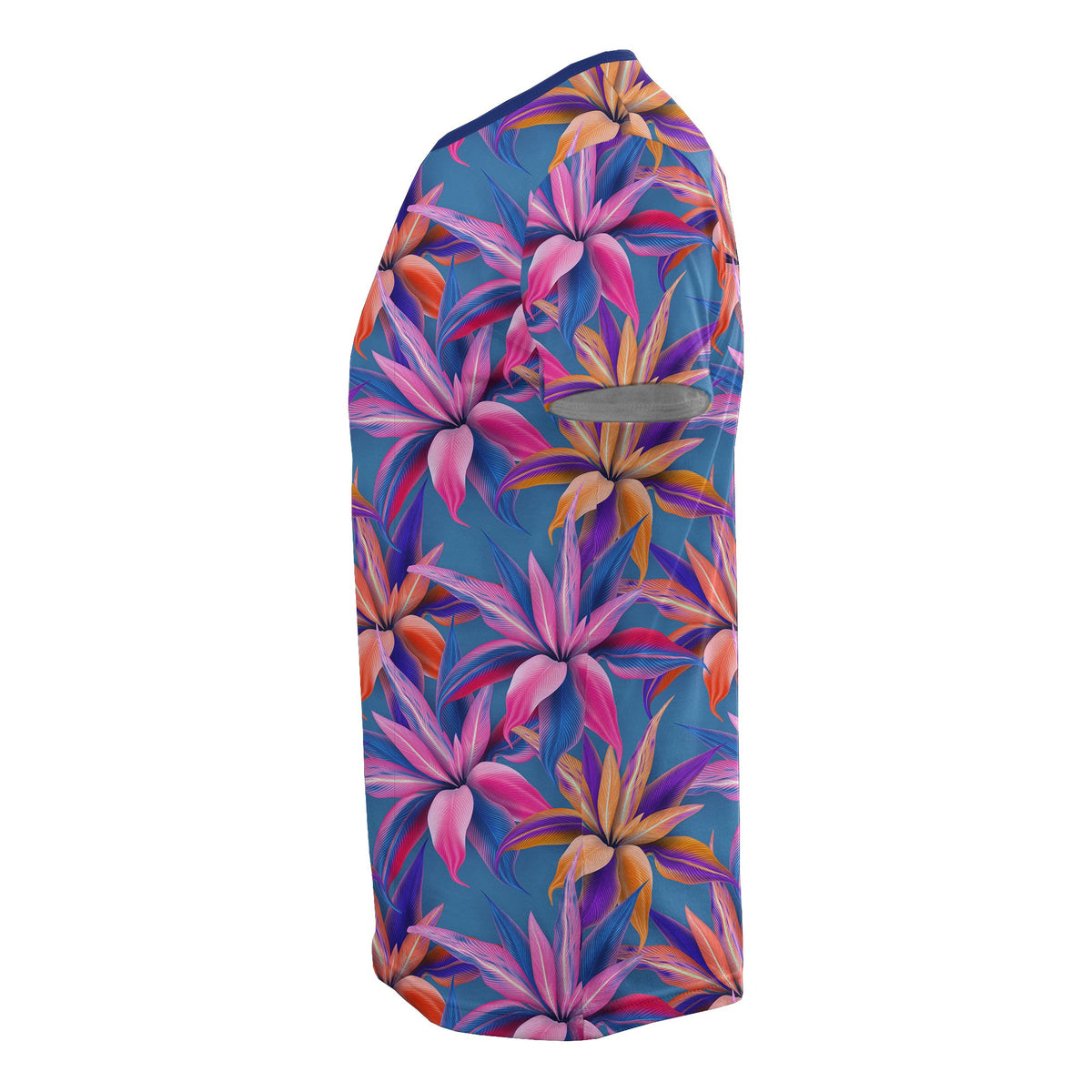 Hawaii Tropical Flowers Pink T Shirt - Polynesian Pride