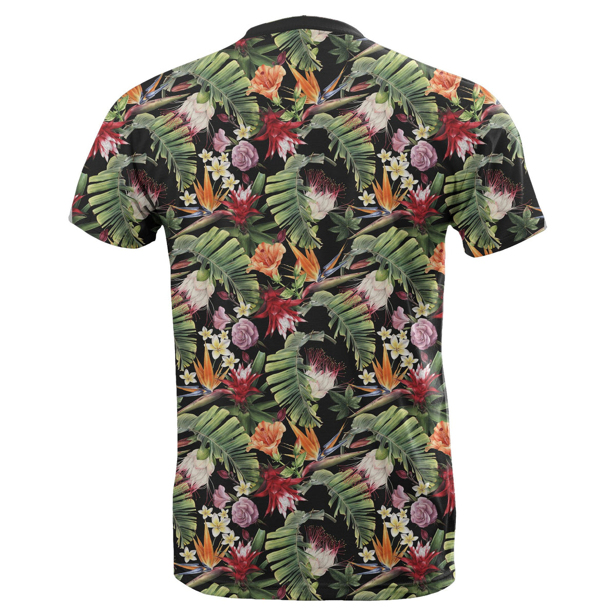 Hawaii Tropical Flowers Watercolor T Shirt - Polynesian Pride