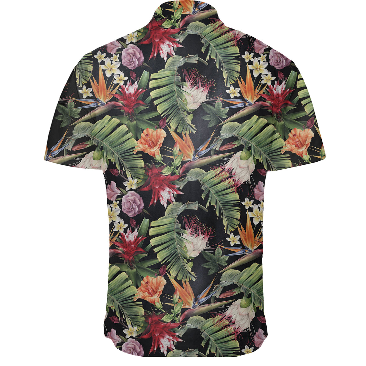 Hawaiian Shirt - Tropical Flowers Watercolor Shirt - Polynesian Pride