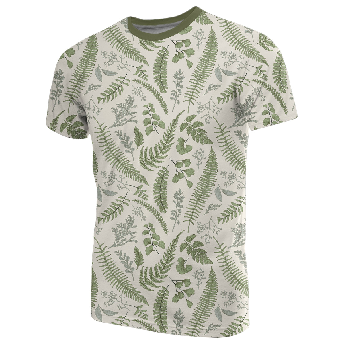 Hawaii Tropical Green Pattern T Shirt - Polynesian Pride