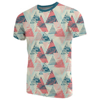 Hawaii Tropical Leaf Triangle Pattern T Shirt - Polynesian Pride