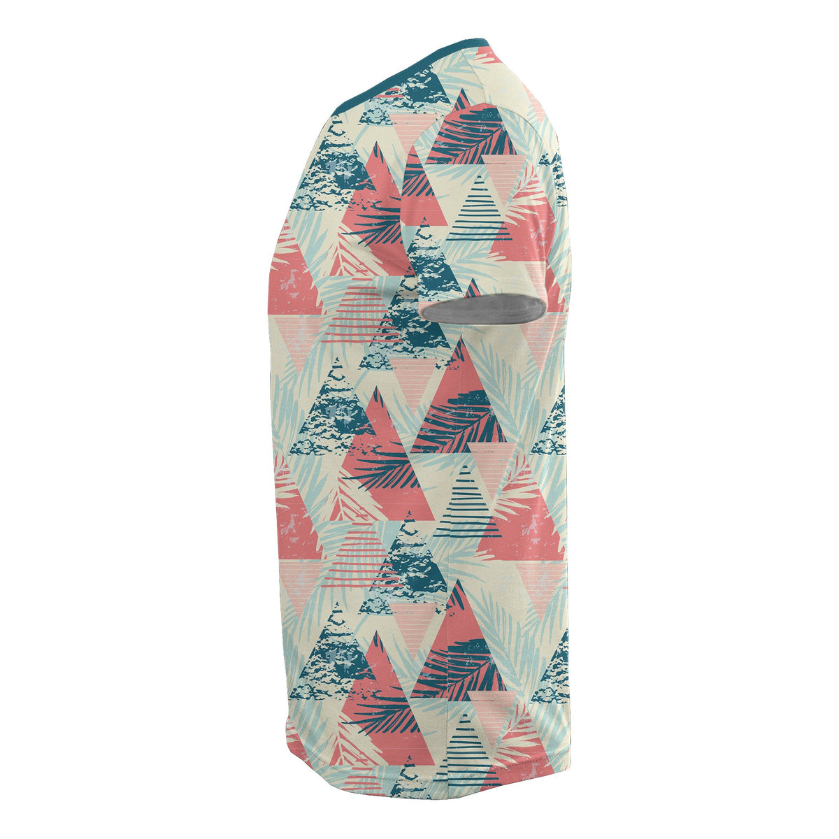 Hawaii Tropical Leaf Triangle Pattern T Shirt - Polynesian Pride