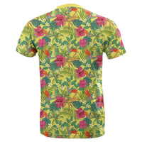 Hawaii Tropical Leaves and Flowers T Shirt - Polynesian Pride