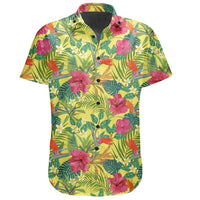 Hawaiian Shirt - Tropical Leaves And Flowers Shirt - Polynesian Pride