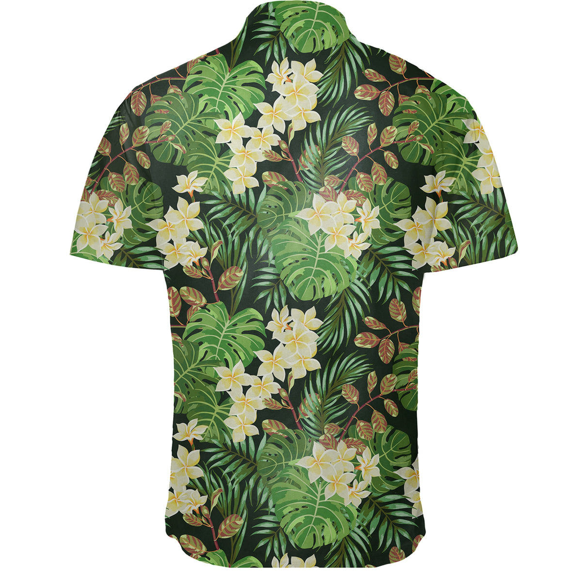Hawaiian Shirt - Tropical Leaves And Plumeria Shirt - Polynesian Pride