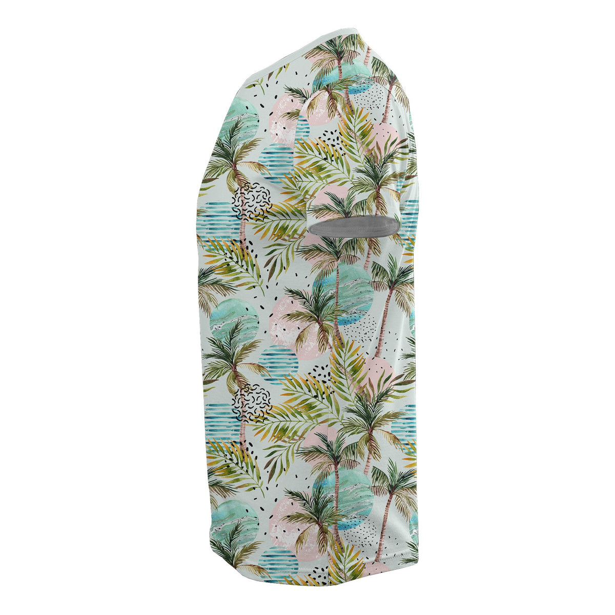 Hawaii Tropical Watercolor Palm Tree Leaf T Shirt - Polynesian Pride