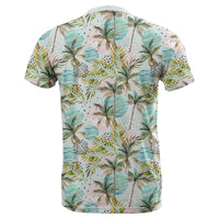 Hawaii Tropical Watercolor Palm Tree Leaf T Shirt - Polynesian Pride