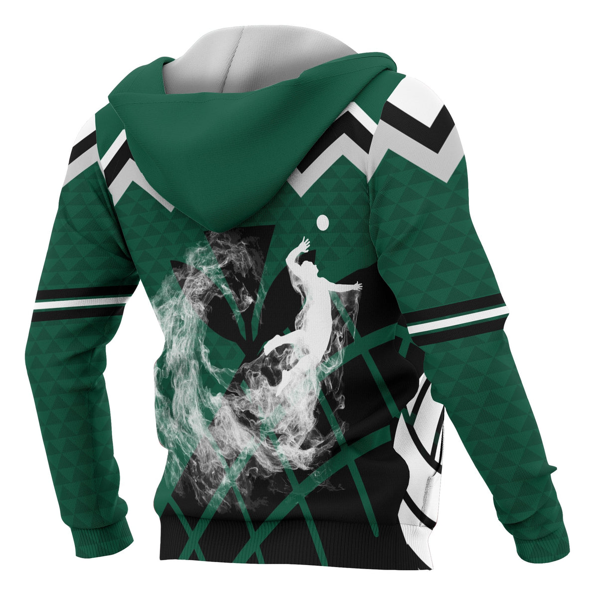 Polynesian Hawaii Zip up Hoodie Volleyball and Map - Polynesian Pride