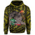 Kakau Yellow Hawaii Warrior Football Hoodie - Polynesian Pride
