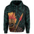 Hawaii Polynesia Legend Turquoise Kanaka Warrior Hoodie - Polynesian Pride