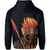 Hawaii Polynesia Legend Blue Kanaka Warrior Hoodie - Polynesian Pride