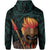 Hawaii Polynesia Legend Turquoise Kanaka Warrior Hoodie - Polynesian Pride
