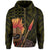 Hawaii Polynesia Legend Yellow Kanaka Warrior Hoodie (Zip) - Polynesian Pride