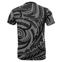 Polynesian Kakau White Hawaii Warrior Football T Shirt - Polynesian Pride