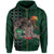 Kakau Hawaii Warrior Football Hoodie (Zip) - Polynesian Pride