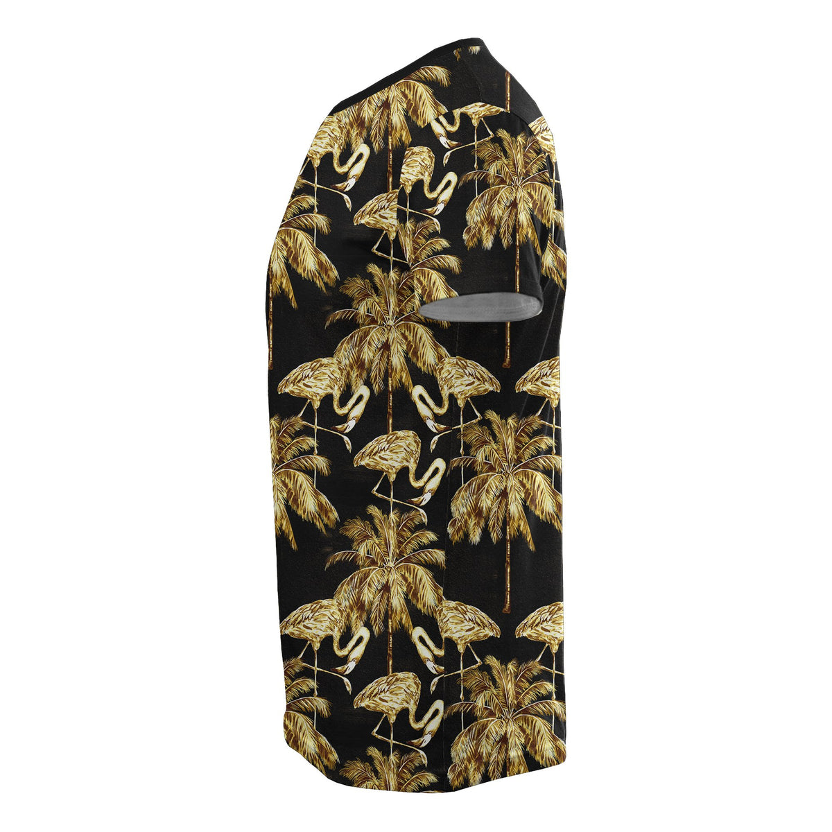 Hawaii Watercolor Flamingos Palm Trees Beautiful Seamless T Shirt - Polynesian Pride