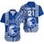 (Custom Personalised) Hawaii Kailua High School Hawaiian Shirt Tribal Kakau LT9 Blue - Polynesian Pride
