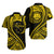 Federated States of Micronesia Hawaiian Shirt Gold Polynesian Wave Style LT9 Unisex Gold - Polynesian Pride