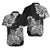 Polynesian Flower Tribal Matching Dress and Hawaiian Shirt Black LT9 - Polynesian Pride