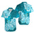 Polynesian Floral Tribal Hawaiian Shirt - Teal LT9 Teal - Polynesian Pride