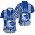 Hawaii Kailua High School Hawaiian Shirt Tribal Kakau LT9 Blue - Polynesian Pride