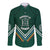 Personalised Hawaii Rainbow Warriors Long Sleeves Button Shirt Simple Style LT7 Unisex Deep Green - Polynesian Pride