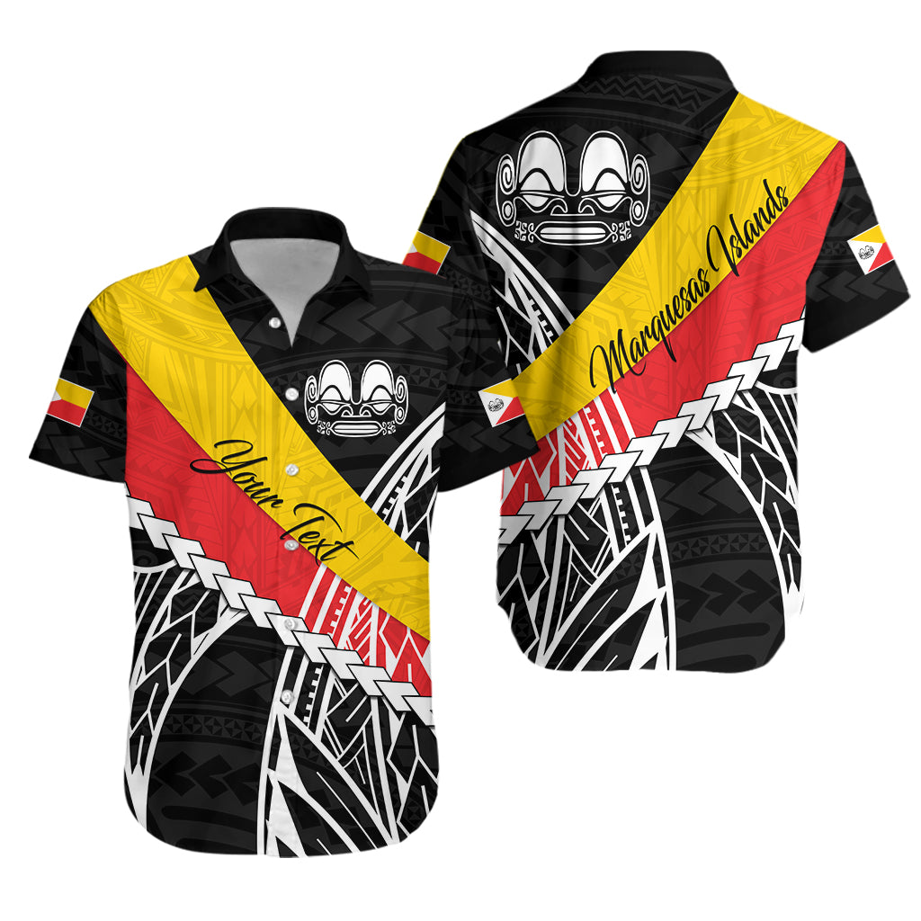 (Custom Personalised) Marquesas Islands Hawaiian Shirt Style Life LT13 Unisex Black - Polynesian Pride