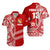 (Custom Personalised) Tonga Rugby Hawaiian Shirt Rustic Unisex Red - Polynesian Pride
