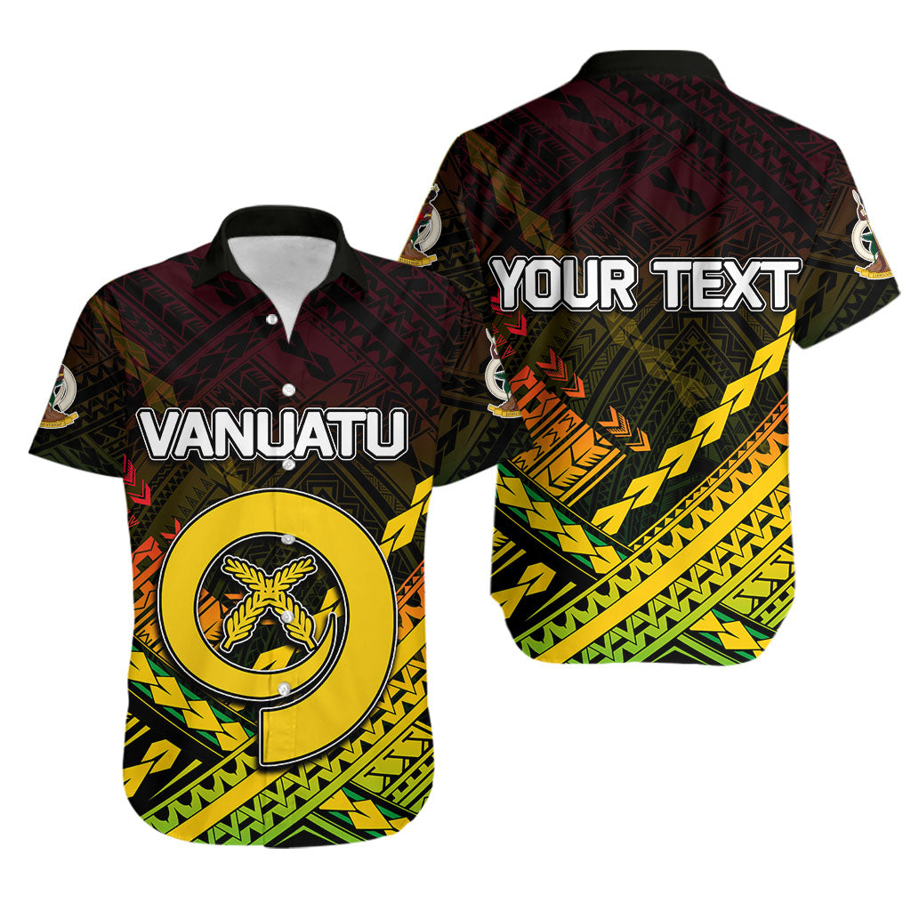 (Custom Personalised)Vanuatu Hawaiian Shirt Polynesian Style LT6 Unisex Red - Polynesian Pride