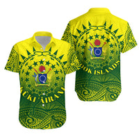 Cook Islands Hawaiian Shirt Polynesian Tattoo Sunshine LT4 Unisex Yellow - Polynesian Pride