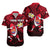 (Custom Personalised) Tahiti Rugby Hawaiian Shirt Dab Trend Creative Unisex Red - Polynesian Pride