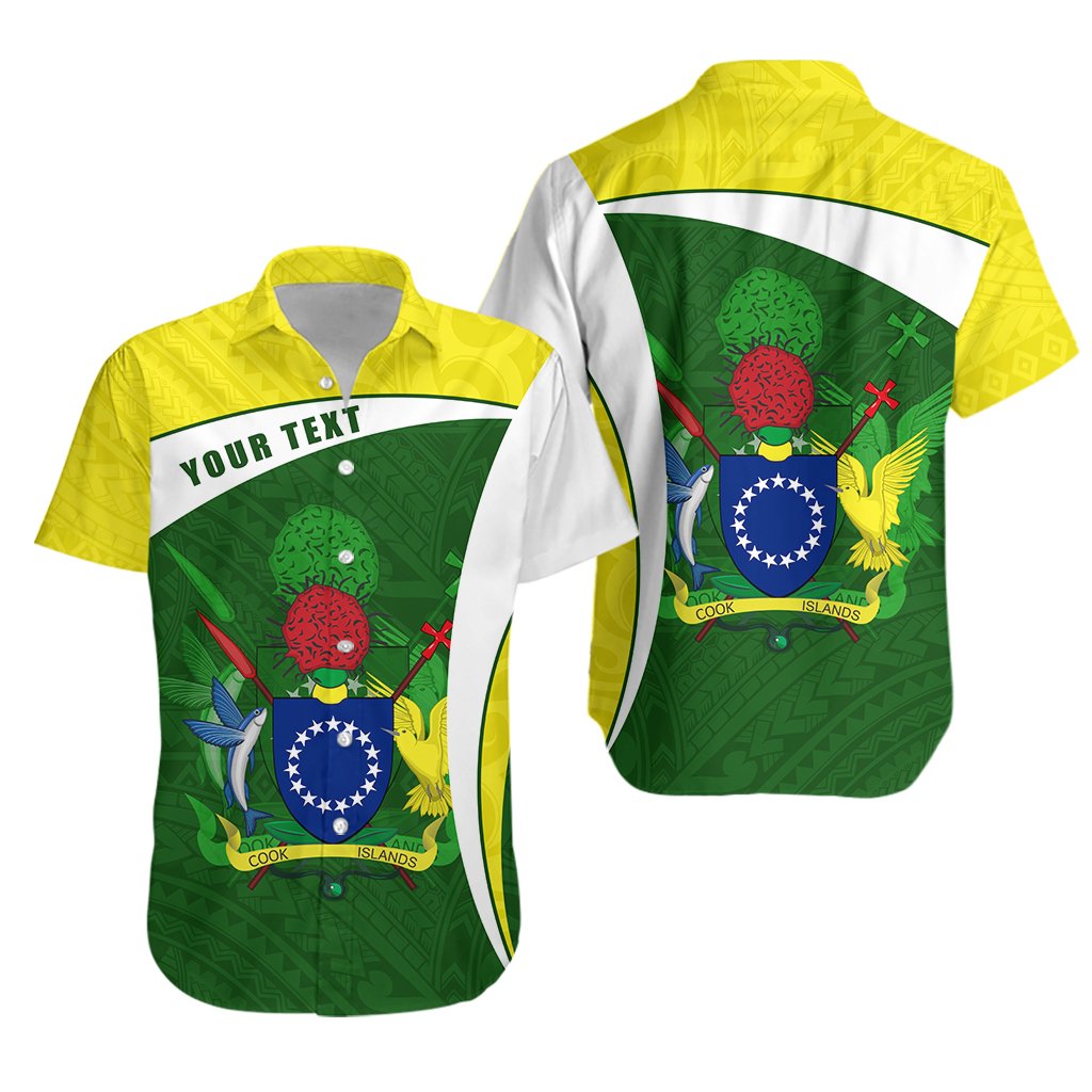 (Custom Personalised) Cook Islands Rugby Hawaiian Shirt Fresh Lifestyle Unisex Green - Polynesian Pride