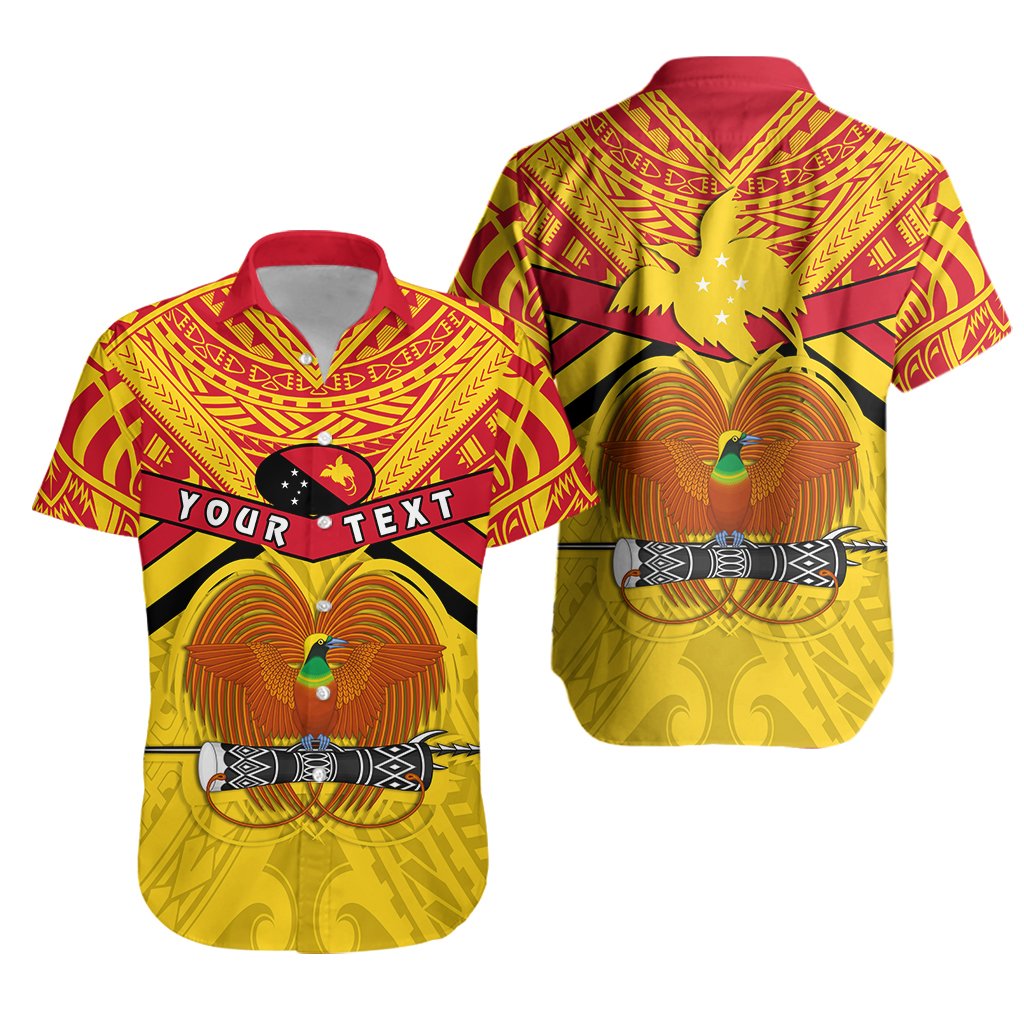 (Custom Personalised) Papua New Guinea Rugby Hawaiian Shirt PNG - The Kumuls Unisex Yellow - Polynesian Pride