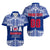 (Custom Personalised And Number) Toa Samoa Rugby Hawaiian Shirt Siva Tau LT6 Unisex Blue - Polynesian Pride