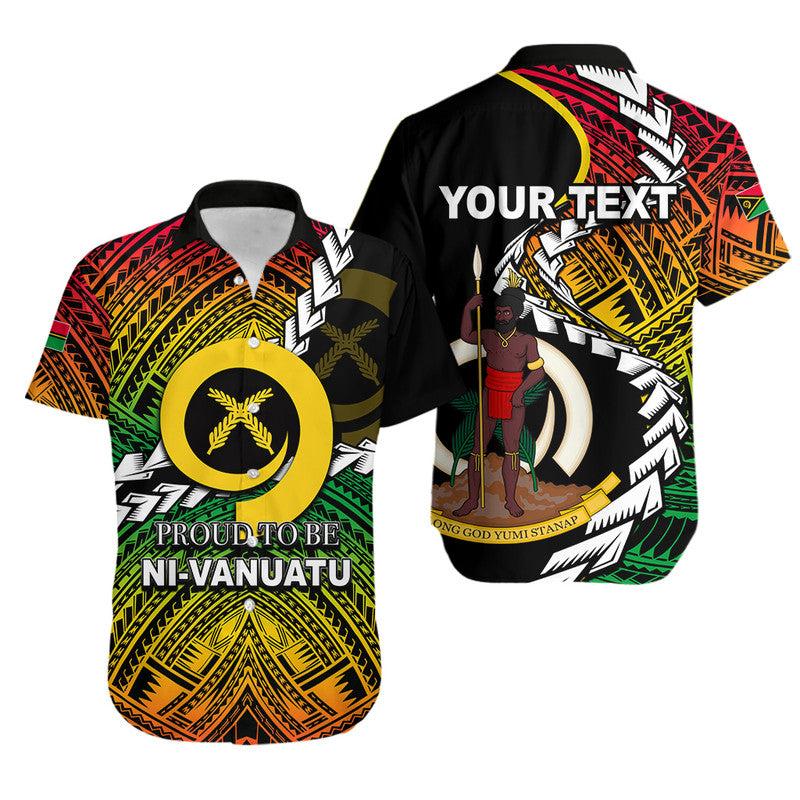 (Custom Personalised) Proud To Be Ni - Vanuatu Hawaiian Shirt LT6 Unisex Red - Polynesian Pride