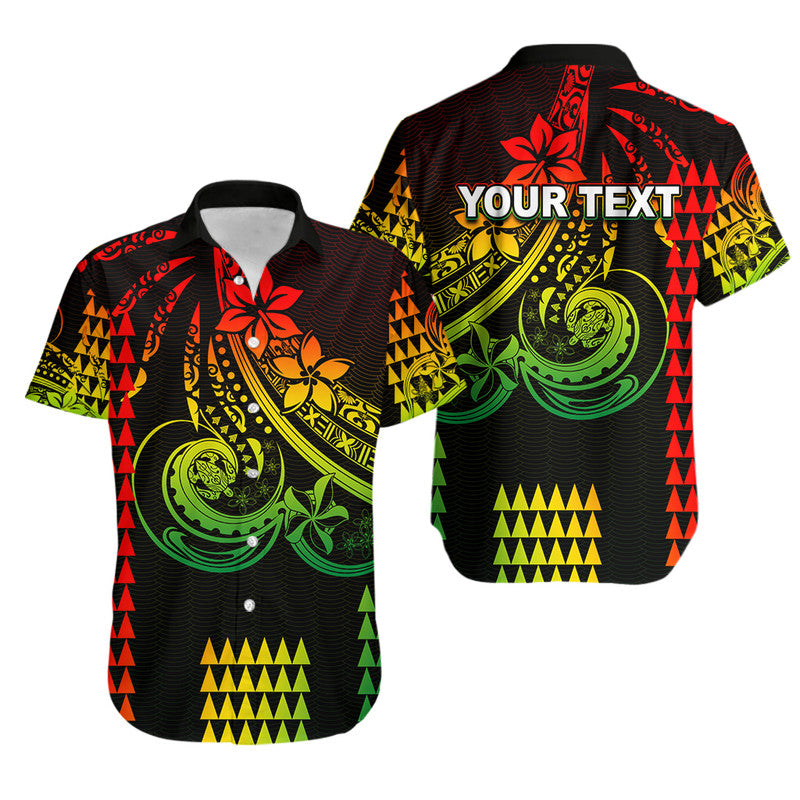 (Custom Personalised) Kakau Hawaiian Polynesian Hawaiian Shirt Reggae LT6 Unisex Reggae - Polynesian Pride