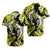 Hawaii Summer Colorful Shark Matching Dress and Hawaiian Shirt Yellow LT6 - Polynesian Pride