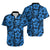 Matching Couple Hawaiian Outfits Polynesian Matching Tropical Outfits For Couples Blue LT6 - Polynesian Pride