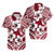 Hibiscus Hawaiian Shirt Fiji Patterns Red LT6 Unisex Red - Polynesian Pride