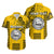 (Custom Personalised) Hawaii High School- President William Mckinley Hawaiian Shirt Mix Kakau LT6 Yellow - Polynesian Pride