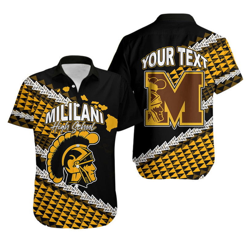 (Custom Personalised) Mililani High School Hawaii Hawaiian Shirt LT6 Unisex Yellow - Polynesian Pride