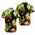 Hawaii Summer Colorful Matching Dress and Hawaiian Shirt Reggage LT6 - Polynesian Pride