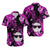Hawaii Summer Colorful Pineapple Matching Dress and Hawaiian Shirt Purple LT6 - Polynesian Pride