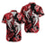 Hawaii Summer Colorful Shark Matching Dress and Hawaiian Shirt Red LT6 - Polynesian Pride