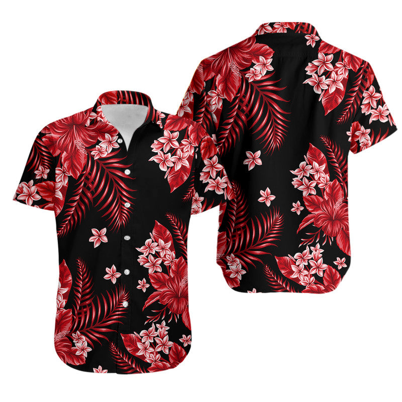 Hawaii Summer Colorful Hawaiian Shirt Red LT6 Unisex Red - Polynesian Pride